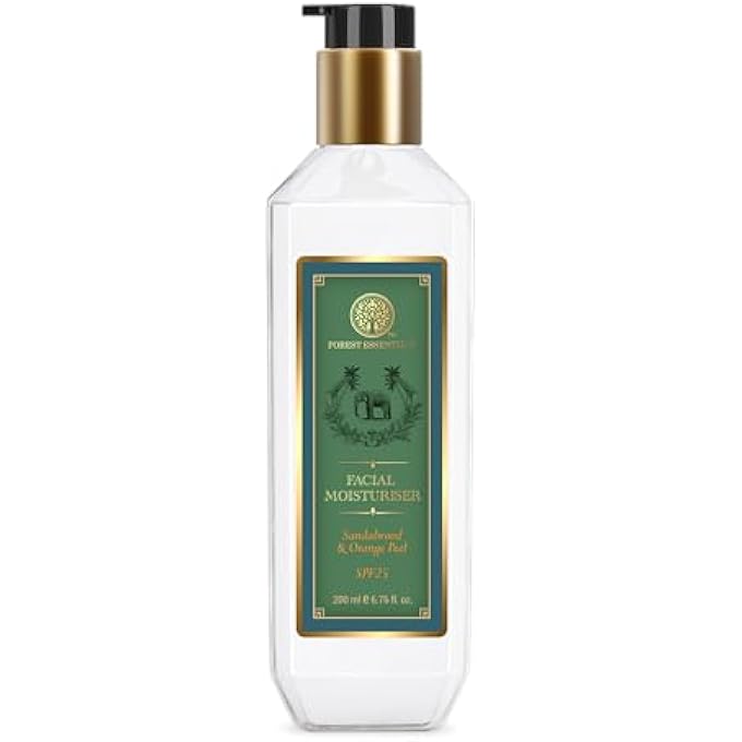 Forest Essentials مرطب للوجه من خشب الصندل وقشر البرتقال، 200 مل - Image 1